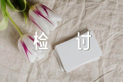 檢討書2000字【5篇】