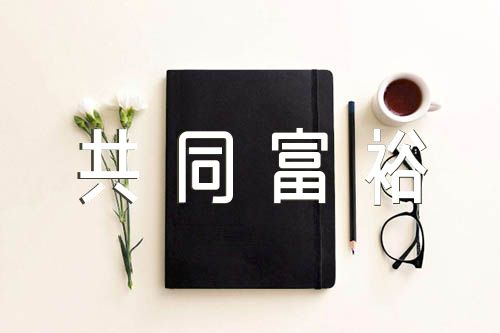 我心中的共同富裕主题征文800字(合集4篇)