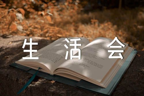 党支部民主生活会范文四篇