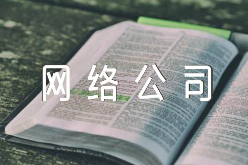优秀的网络公司名字(三篇)