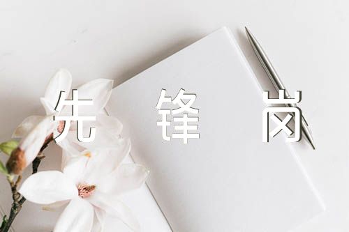 党员先锋岗事迹材料(锦集5篇)