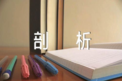 以案促改个人剖析材料三篇