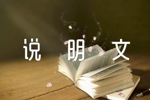 初中语文的说明文范文(通用3篇)