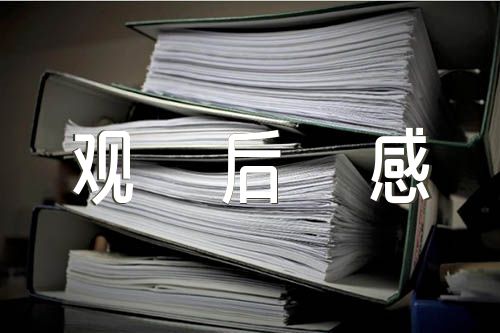 关于观后感600字【七篇】